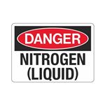 Danger Nitrogen (Liquid) Sign